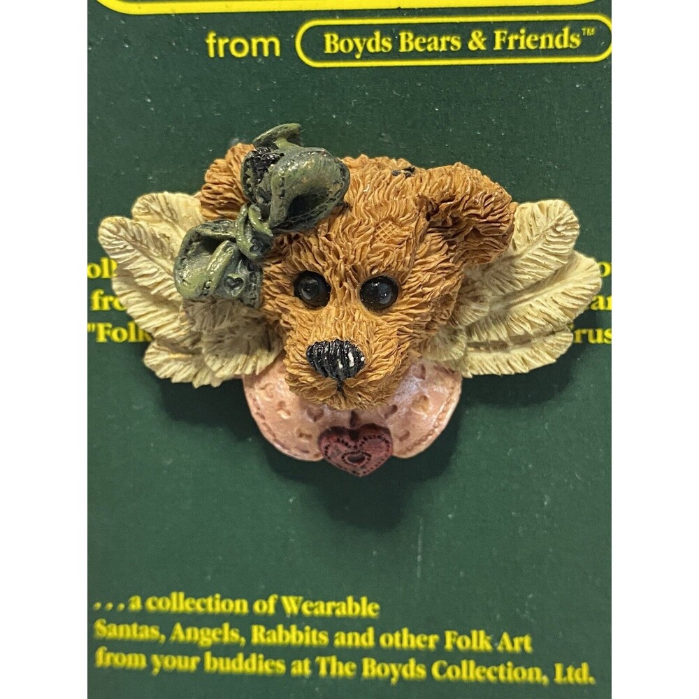 Boyds Bears and Friends Bearwear Angel Pin Brooch 39001CP NOS